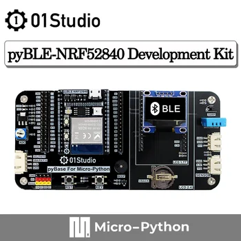 01Studio pyBLE - NRF52840 Bluetooth Desenvolvimento do Módulo de Demonstração do Conselho de Baixa Potência IRRESISTÍVEL MicroPython circuitpython IOT sem Fio