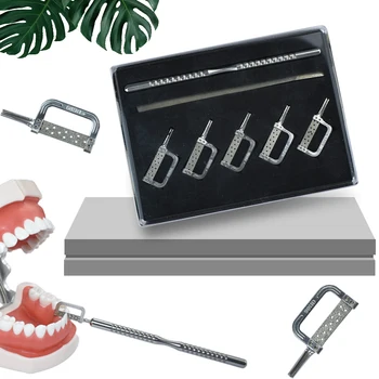 1 Caixa Dentário Ortodôntico Esmalte Interproximal Redução Automática de Faixa de Corte Definido Dupla Face com Handle15 90 Hd
