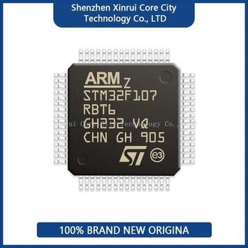 100% IC STM32F107RBT6 STM32F107 STM32F MCU Original Montado Real ProductProgrammable Microcontrolador do Módulo de Fichas