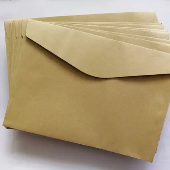 162x225mm Kraft Marrom Envelopes de Papel Sem Impressão para o Tamanho A5 Saudação Postais