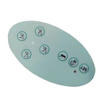 1pcs Cadeira Odontológica de Controle Principal Botão de Filme Painel de Controle Adesivos de PVC Auto-adesivo Etiqueta Dental Acessórios