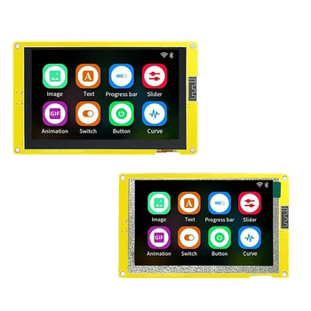1Set ESP32-S3 TFT Módulo WIFI, BT Smart Display MCU 800 X 480 RGB de 5 Polegadas IPS LCD (Com Contato)