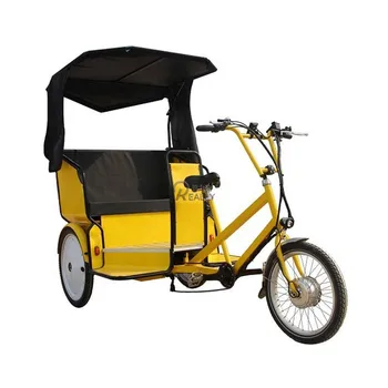 250w 500w 24inch Eléctrica de ciclo-riquixá Rickshaw de Passageiros, de Turistas de Entrega de Veículo a Pedal Moto Para Venda