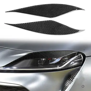 2x de Fibra de Carbono, Farol de Sobrancelha para Toyota Supra para A90 2019-2022