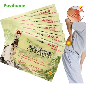 40pcs Chinês Extrato de Ervas Ortopédicos Analgésico Gesso Muscular Conjunta Dor a Dor do Joelho Tratamento da Artrite reumatóide Patch C1802