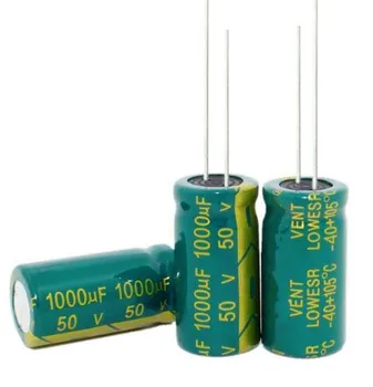 50V1000UF Capacitor Eletrolítico 1000uf 50v 13x20mm ( de Alta Frequência )