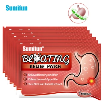 6/12/30Pcs Sumifun Digestivo Patch de Ervas Umbigo Adesivo Tratar a Gastrite Gastroenterite, Diarréia, Flatulência Indigestão de Gesso