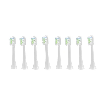 8Pcs Escova de dentes de Substituição De Cabeças Xiaomi SOOCAS V1X3/X3U X1/X3/X5 Cabeças de Escova de Dente Elétricas Branco