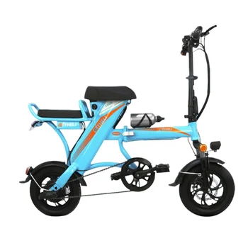 Bicicleta Elétrica dobrável para Adultos, Liga de Aço do Frame, Vários Absorção de Choque, Exterior de Veículos, o Dobro de Pessoas