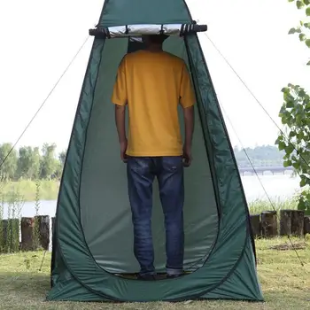 Chuveiro Acampamento Tenda Pop-Up De Privacidade Abrigo Para Vestir Dobrável Abrigo Da Chuva Único Vestiário Barraca Para Camping Praia Piquenique