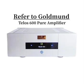 Consulte Goldmund Telos 600 Amplificador hi-fi Áudio AMP 350W*2 Canais Classe AB de forma Totalmente simétrica Puro Amplificador de Potência