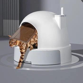 Entre Inteligência Gato Bedpans à Prova de Vazamento Gaveta Desodorização Gato Bedpans Limpa Formação Katzen de Toilette de Produtos para animais de Estimação WZ50CB