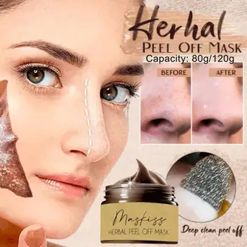 Ervas de Refino Peel-off Máscara de Limpeza Removedor de Cravo Acne Anti Máscara de Creme, Máscara de Espinha de Anti-acne Lugar de Clareamento X9K2