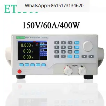 ET5301 Carga Eletrônica DC Medidor de 400W 150V 60A Capacidade da Bateria Testador de Alimentação Teste de envelhecimento Instrumento Profissional Testador de Bateria