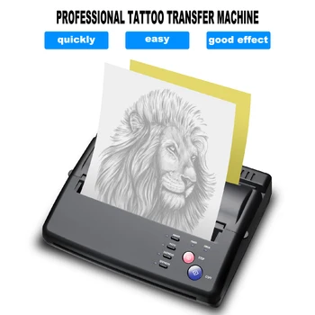 EUA/UE Plug Profissional Preto Tatuagem Máquina de Transferência de Flash Térmica da Impressora / Copiadora Desenho Estêncil Ferramentas Tatuagem de Transferência de Abastecimento