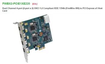 FWBX2-PCIE1XE220 4 porta IEEE 1394B FireWire 800