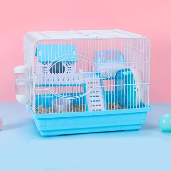 Gaiola Hamster de estimação Ventilar Extra Grande Espaço Villa Adequado para Hamster cobaia para Pequenos Animais, a Alimentação Fornece Produtos para animais de Estimação