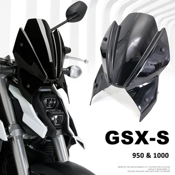 GSXS 950 GSX-S 1000 pára-brisas, pára-Brisas Para Suzuki GSXS900 GSX-S1000 2021 2022 2023 Vento Tela Protetor de Fluxo de ar Defletores