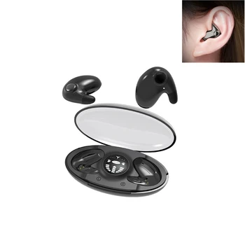 Impermeável Tws Fone de ouvido Invisível Dormir sem Fio Fone de ouvido IPX5 Verdadeiro Fones de ouvido sem Fio Bluetooth 5.3 Fones de ouvido Controle de