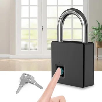 Impressão digital cadeado atacado cadeado de bagagem zíper dormitório estudantil de ginástica armário de porta smart lock