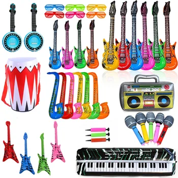 Inflável Instrumento Musical Brinquedos Infláveis do PVC para festas Decoração para Crianças Estágio Inflável do Partido Adereços Piscina Brinquedo