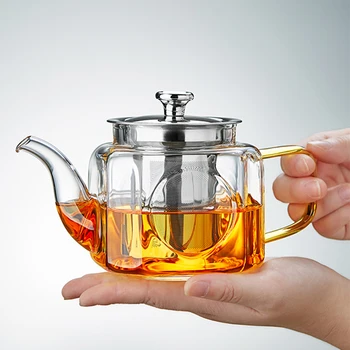 Infusor De Resistente Ao Calor E Aquecedor De Vidro Do Chá De Panela De Kung Fu Cerimônia Do Chá Chinês De Estilo Dzbanek Fazer Herbaty Tetera Teaware