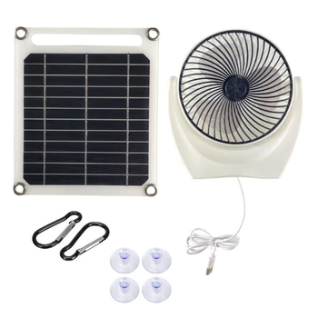 M2EE Mini Ventilador de Painel Solar Powered Fã Para Cão de Frango Casa de emissões de gases de efeito Casa
