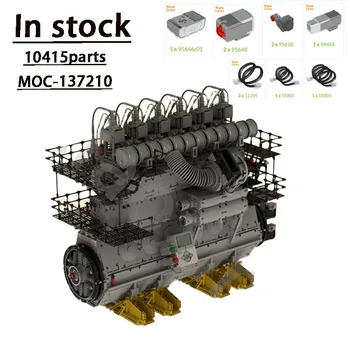 MOC-141272-Curso Diesel Marinhos EngineInfrared Versão&MOC-1372102-Curso de motores Diesel Marinhos (Mindstorms Versão)