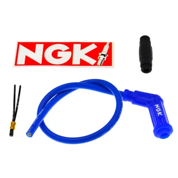 Moto NGK booster cabo de Alta tensão do pack de vela chapéu de veículo Off-road da motocicleta cabo de ignição NGK