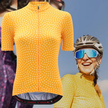 NOVA Verão de Ciclismo Jersey Mulher Moto Desgaste Esporte Manga da Camisa de Andar de Roupas