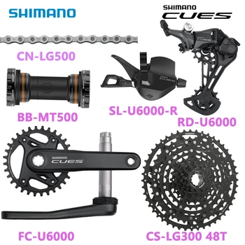 Original SHIMANO DICAS U6000 Grupo SL-U6000-10 R RD-U6000 FC-U6000-1 CS-LG300-10 CN-LG500 Mountain Bike 11V kit completo