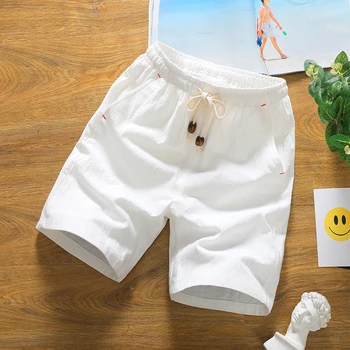os homens verão a moda cor sólida casual shorts Bermuda 2021 fino de algodão respirável solta de fitness curto