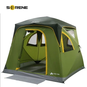 Ozark Trail 4-Pessoa Instantâneas Tenda Hub Tenda, tendas de acampamento ao ar livre , Verde, equipamento de camping ultraleve tenda de NÓS(Origem)