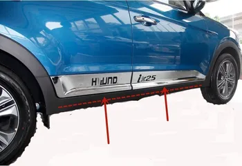 Para Hyundai IX25 2015-2018 de Alta qualidade ABS Cromado Corpo de tira decorativa proteção anti-arranhão acessórios do carro