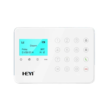 Profissional Wireless Home Office Sistema de Segurança com Controle Remoto Inteligente Display de LED de linha de Comandos de Voz Casa de Negócios de Alarme GSM