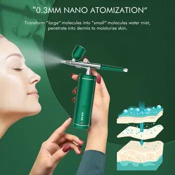 Recarregável Nano Spray de Oxigênio Profunda Facial Hidratante de Cuidados da Pele de Uso Doméstico da Cara da Beleza de SPA Pulverizador