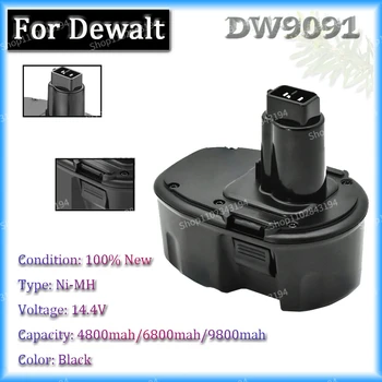 Recém-DC9091 para Dewalt 14,4 V 4800mAH XRP DC9094 DW9091 DE9091 DE9092 Culhye bateria de substituição de ferramentas eléctricas sem fios