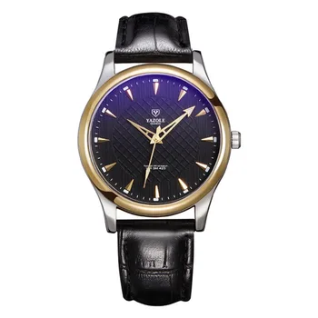 Relógios de quartzo Para os Homens, a Pulseira de Couro Impermeável de Moda Casual de Negócios Idosos Relógios de Homens