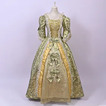 Renaissance Princesa, A Rainha Elizabeth Tudor Brocade Gótico Vitoriano Bola Vestido Vintage Vestido De Princesa Juliette Traje De Natal