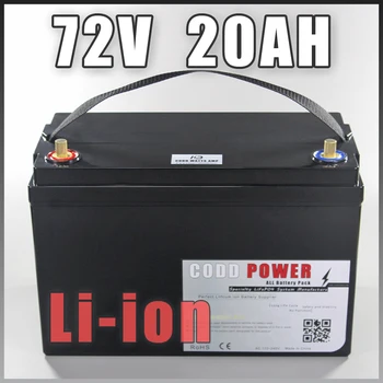 Scooter elétrico 72V 20AH bateria de iões de Lítio 72V li bateria de iões de 84V Pack de baterias à prova d'água
