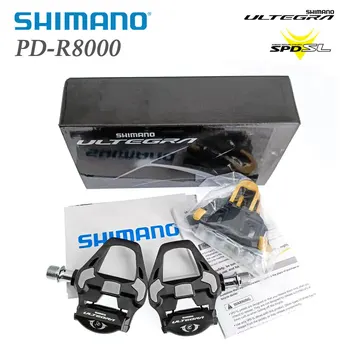 Shimano dura-ace PD-R8000 Bicicleta de Estrada Pedais SPD 105 Carbono de Auto-Bloqueio do Pedal Com o SM-SH11 Chuteiras para Bicicletas de Competição Pedal