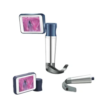Tratados Reutilizáveis Vídeo Laringoscopia Besdata Laryngoscope intubação com Câmera