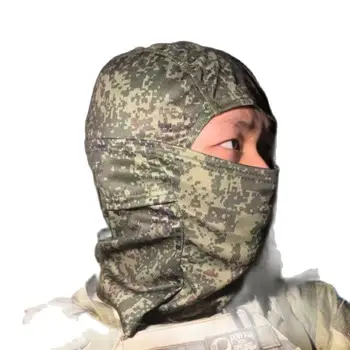 Tático russo EMR Selva de camuflagem facial Máscara Protetora VDV Protetor solar Exterior Respirável Cobertura de Cabeça