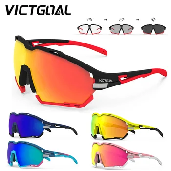 VICTGOAL de Ciclismo de Óculos de sol Fotossensíveis Óculos Para Homens Polarizada Óculos de Bicicleta MTB Esportes Mulheres Óculos de Acessórios de Moto