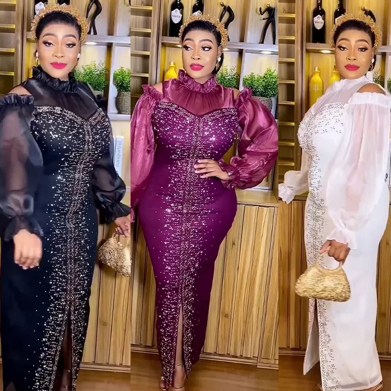 Africano De Vestidos Para Mulheres Manto Africaine-Se Dashiki, Roupas Marroquino Kaftan Dubai Muçulmano Abaya África Roupas Longo Maxi Dress