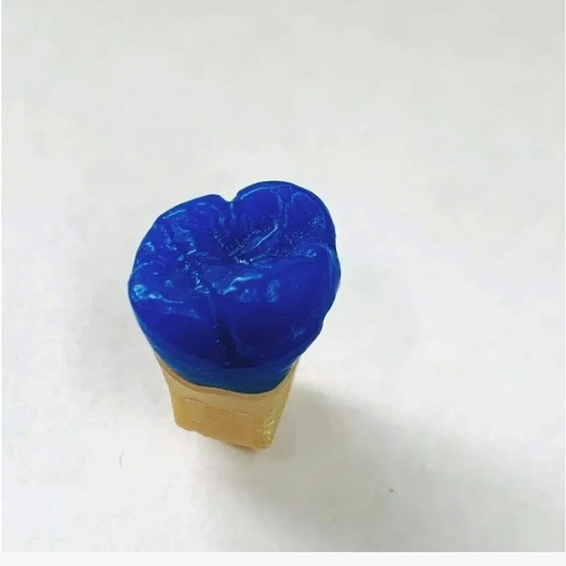 Frete grátis XANGTECH 2pcs Azul Verde Dentes Escultura de Cera Bloco de Cera em Branco 98 mm para Laboratório de prótese Dentária CAM CAD