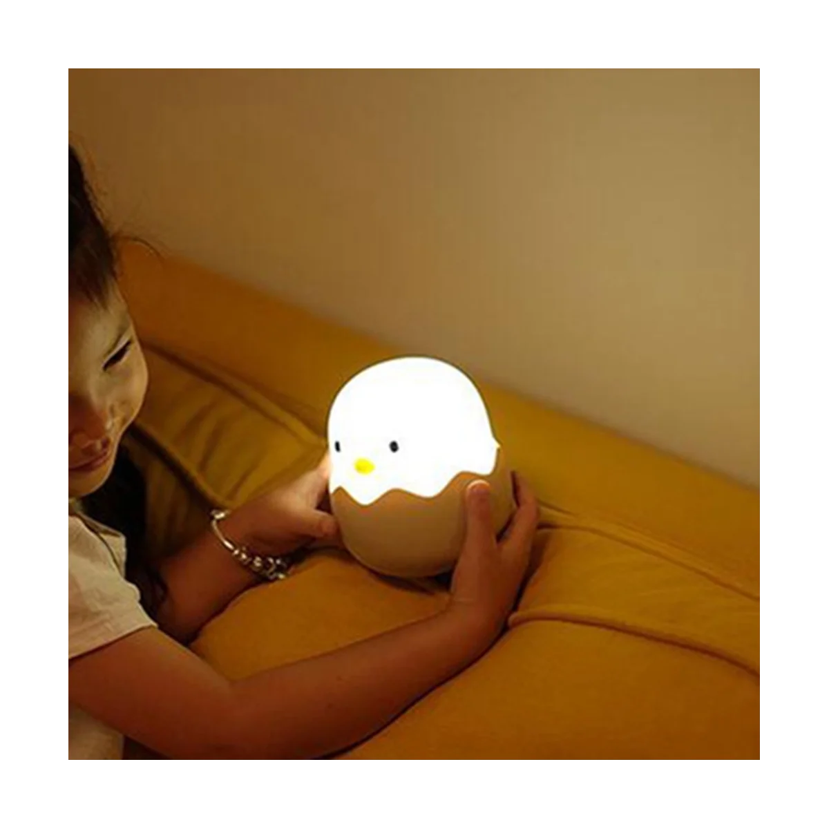 Noite do DIODO emissor de Luz para as Crianças e os Bebés Dimmable Ainda Leve com Toque de Função de Carregamento por USB Lâmpada da Noite