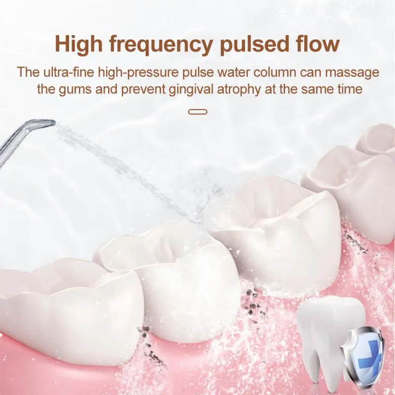 1~5PCS Portátil Oral Irrigador de Água Flosser Jato de Água de Ferramentas de Escolher os Dentes mais 3 Modos de 230ML de Água do Tanque de Clareamento dos Dentes