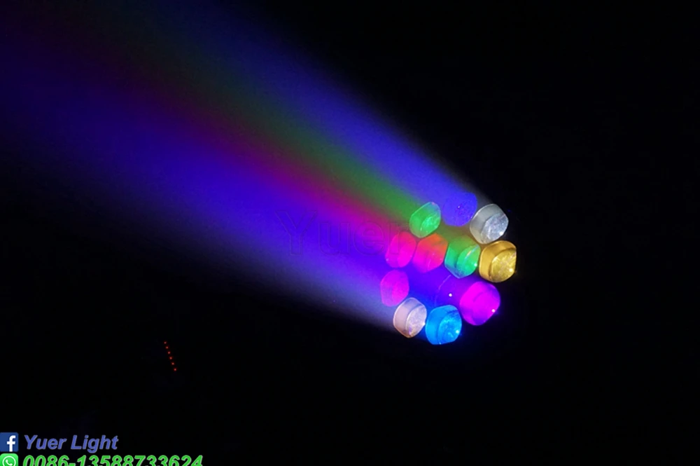 4Pcs/Lote de Controle do Ponto de Luz da Fase do 12x40W LED RGBW 4IN1 Abelha-Olho Mover a Cabeça de Zoom de Luz Para a Discoteca DJ Estágio Festa de Casamento Luzes